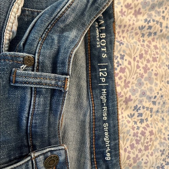 Talbots flawless 12P high rise Straight Leg Jeans - Picture 8 of 8